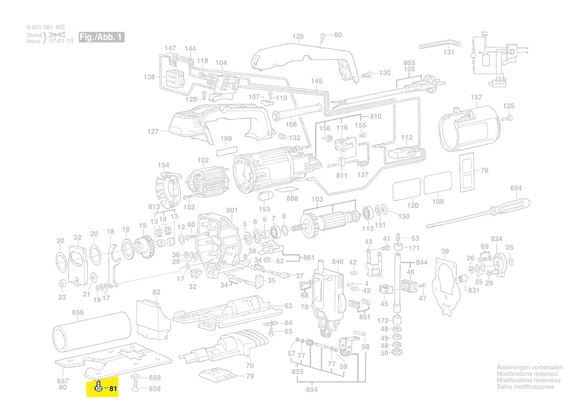 Bosch Ersatzschraube 2910021116