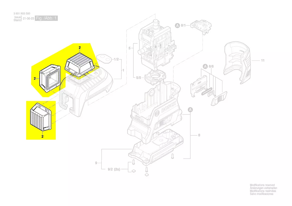 Bosch Schutzkappe 1600A00NM8