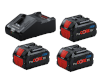 Bosch ProCORE Akku Starterset 18 V / 3x8 Ah / GAL 18V-160