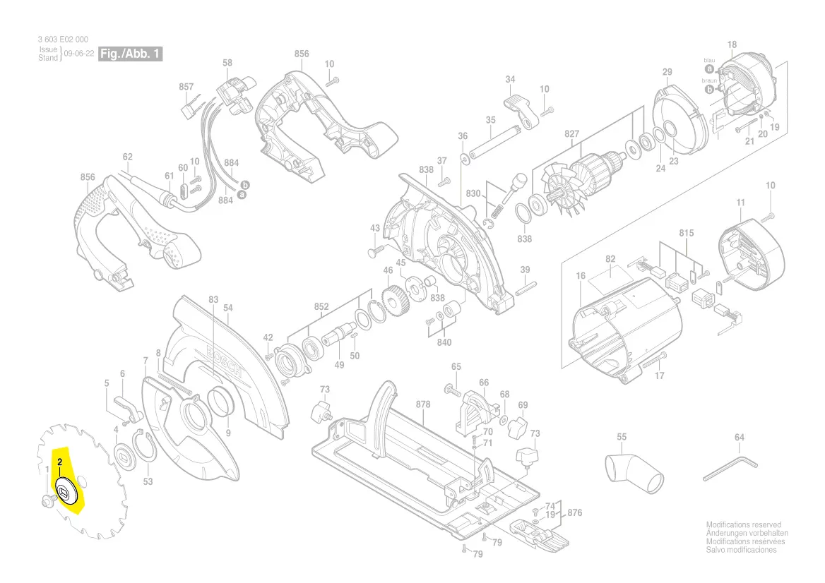 Bosch Spannscheibe 1 609 203 Y20