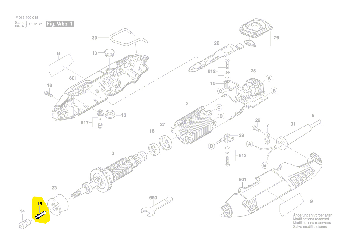 Dremel Spannzange 2615110480