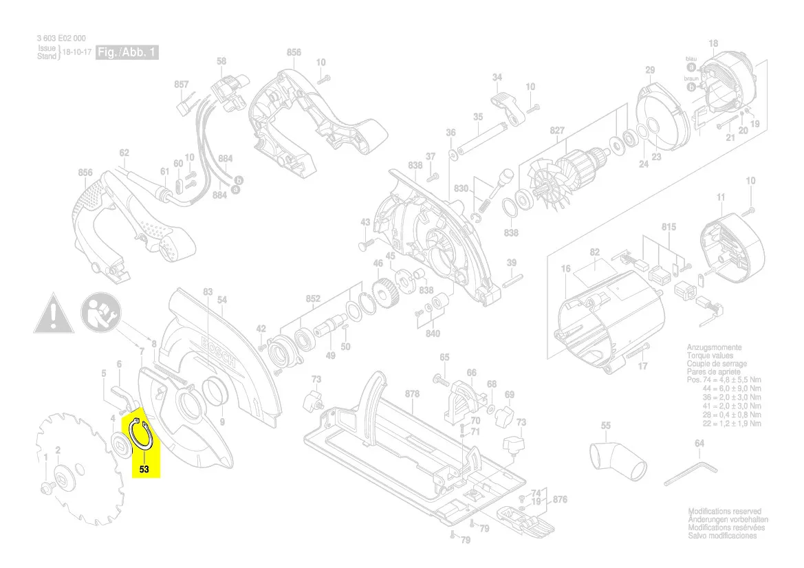 Bosch Sprengring 1 609 203 Y49