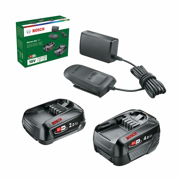 Bosch Starter-Set 18V 1x2,0Ah+4,0Ah+AL18V-20 / DIY