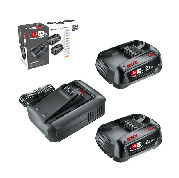 Bosch Starter-Set 18V 2x2,5Ah+AL18V-44 / DIY