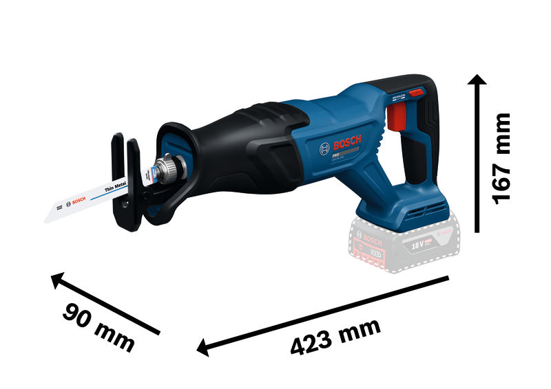 Bosch Akku-Säbelsäge GSA18V-280