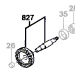 Ersatztellerrad 2606333900 für Bandschleifer