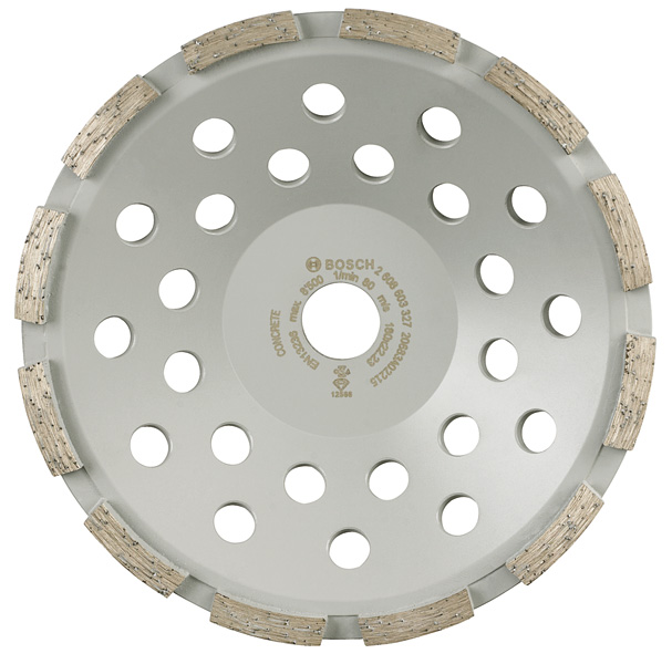 Bosch Diamanttopfscheibe Ø 180 mm Standard for Concrete, Segmente gelötet