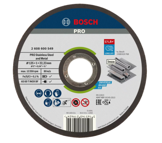 Trennscheiben PRO 125 mm Nr. 2608600549