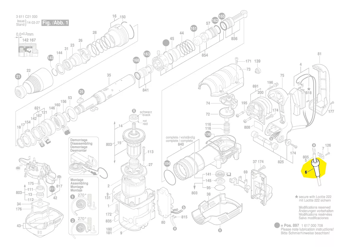 Bosch Tülle 1600703035