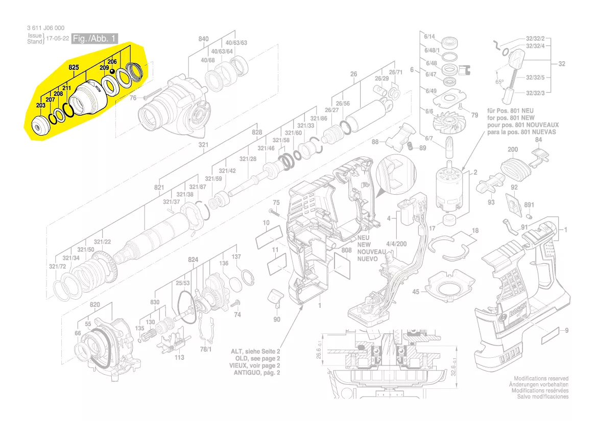 Bosch Werkzeugaufnahme 16170006CB