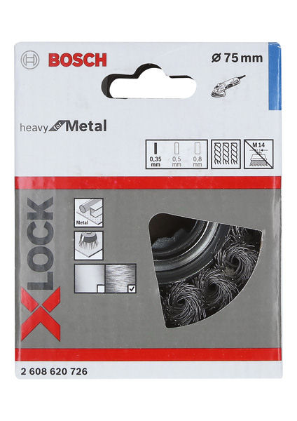 Bosch X-LOCK Topfbürste 75 mm / 0,35 mm