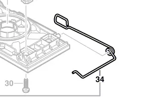 Bosch Klemmbügel 2 609 000 376