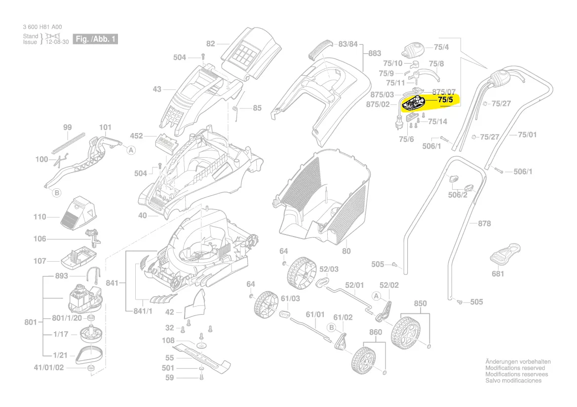 Bosch Schaltergehäuse F 016 L66 235
