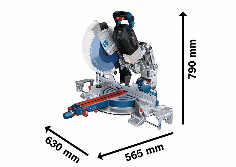 Bosch Akku Kapp- und Gehrungssäge GCM 18V-305 GDC Solo