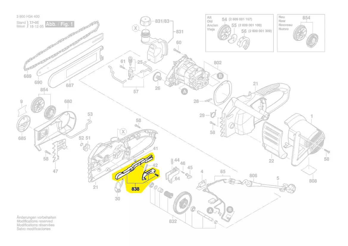 Bosch Gestänge 2 609 001 597