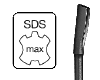 Hohlmeißel <br>SDS-max 300 x 26 mm