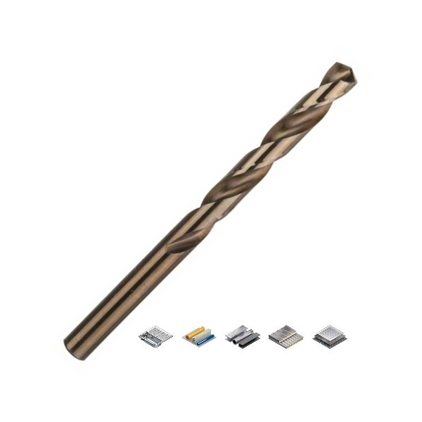 HSS-Co-Metallbohrer Ø 9,5 mm -DIN 338 Bohrspitze 135°