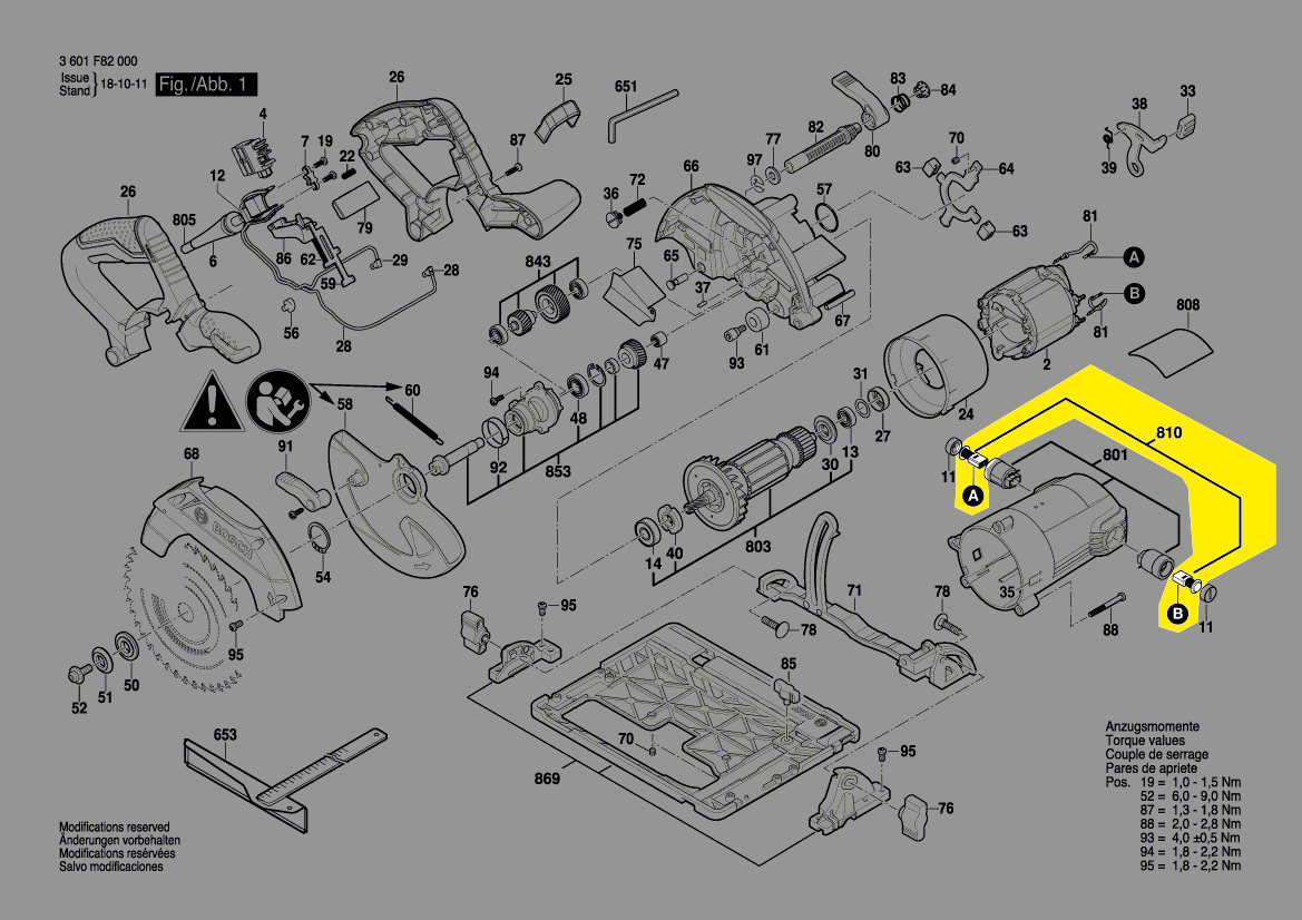 Bosch Kohlebürstensatz 1 619 P10 063