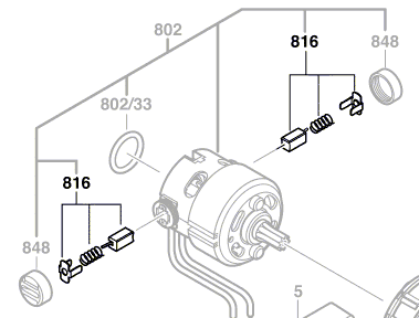 Bosch Kohlebürstensatz2 609 199 169