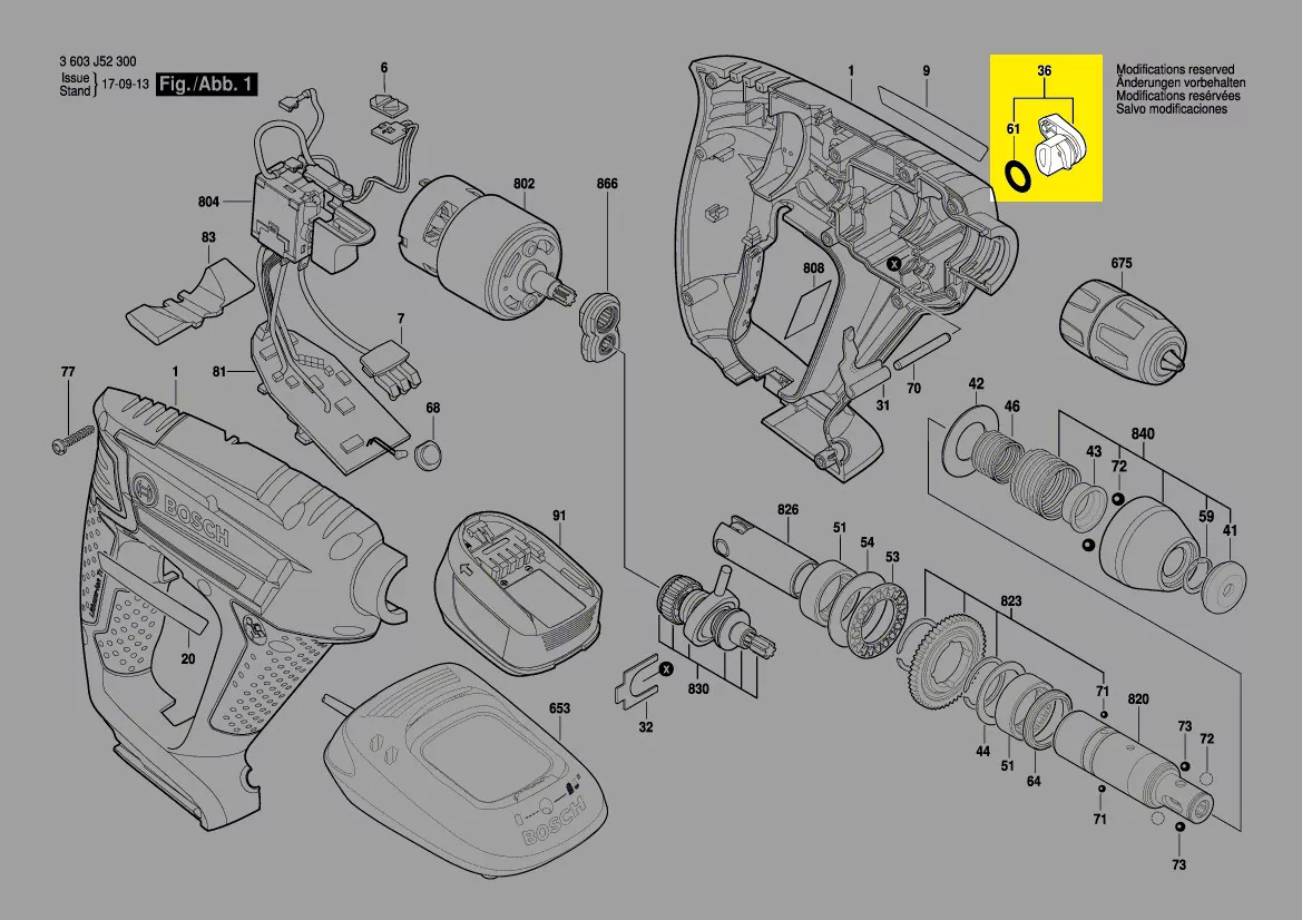 Bosch Knebelgriff 2609003047
