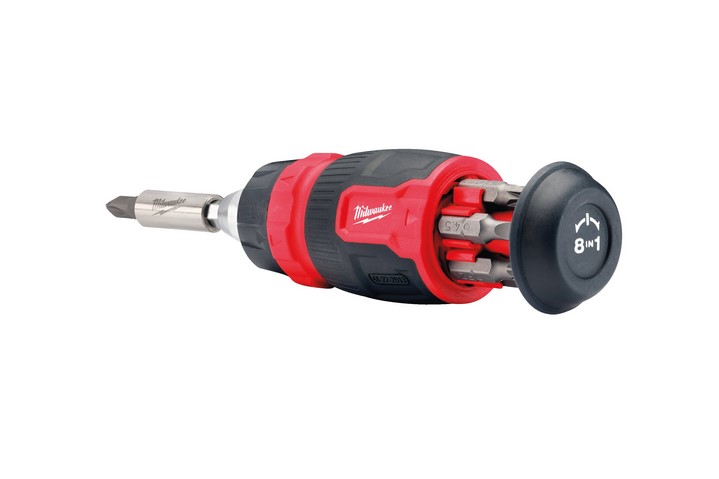 Milwaukee Stubby Schraubendreher 8 in 1 mit Ratschenfunktion