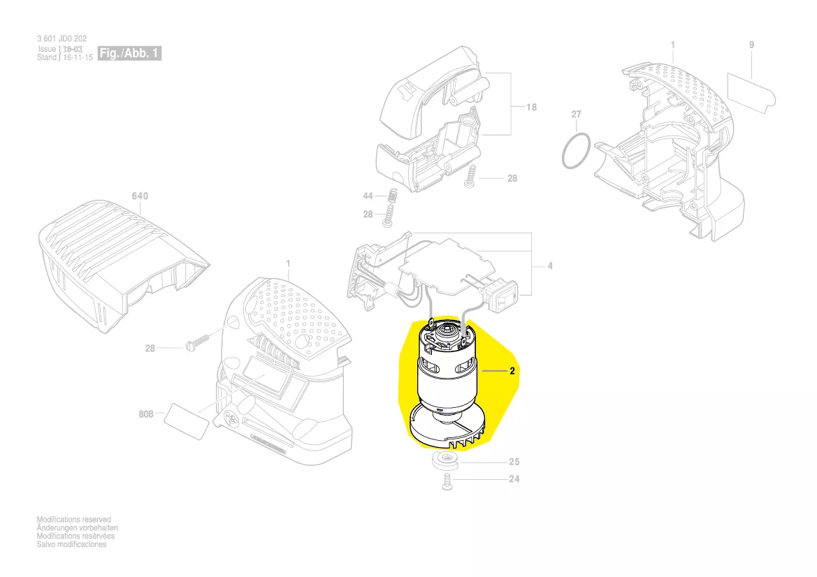 Bosch Elektromotor 2609199711