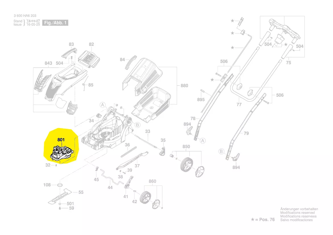 Bosch Motor F 016 F04 505