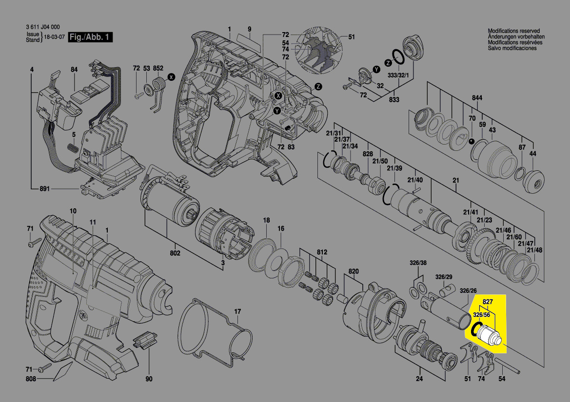Bosch Schläger 1 617 000 669