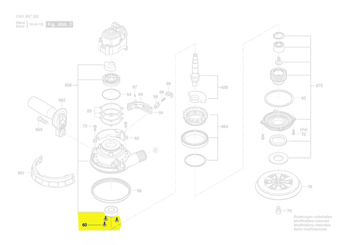Bosch Spezialschraube 1600A00RD6