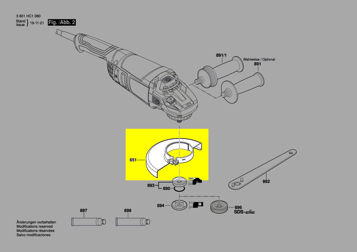 Bosch Schutzhaube 1 619 P15 668