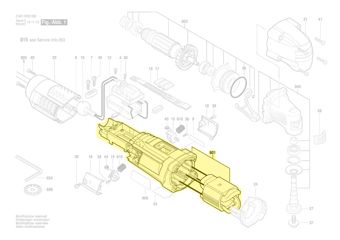 Bosch Gehäuse 2 609 199 344