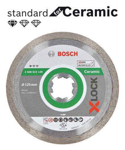 X-LOCK Diamanttrennscheibe Standard for Ceramic 125 mm