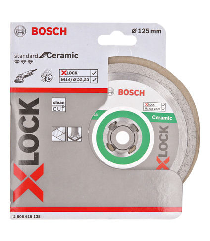 X-LOCK Diamanttrennscheibe Standard for Ceramic 125 mm