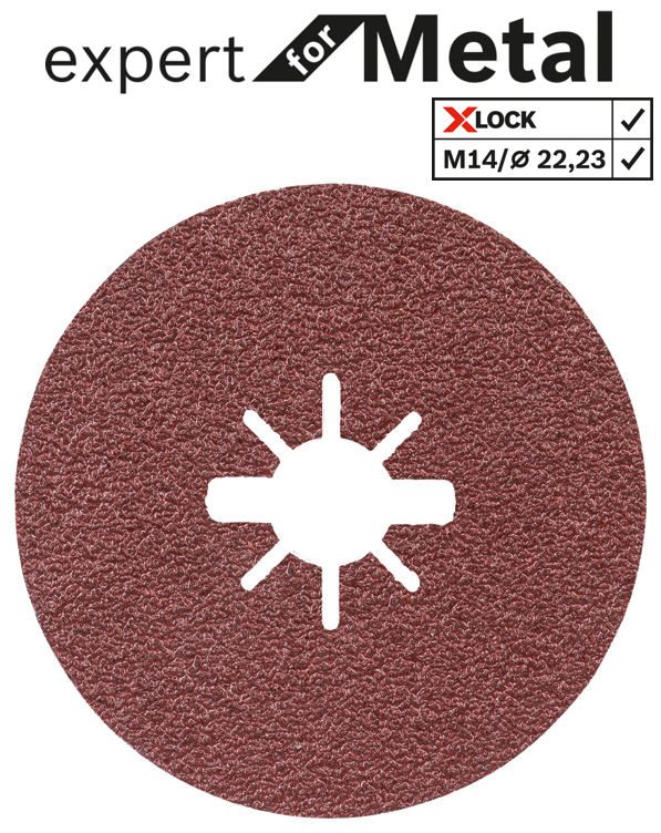 X-LOCK Fiberschleifscheiben 125 mm R444